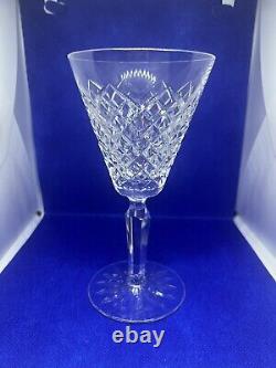 Vintage SET of 6 Waterford Tyrone Water Wine 6 GOBLET GLASSES