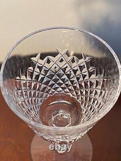 Vintage Set 10 WATERFORD CRYSTAL Alana 5.75 Claret Wine Glasses 6 oz. IRELAND