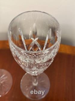 Vintage Set of 2 WATERFORD CRYSTAL Araglin Champagne Flutes Wine Glasses IRELAND