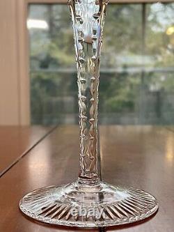 Vintage Set of 4 Nachtmann Traube Clear Cut Crystal Hock Wine Glasses 4.5 oz