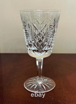 Vintage Set of 5 Vtg WATERFORD CRYSTAL Clare 6-7/8 Water Goblets/Wine Glasses