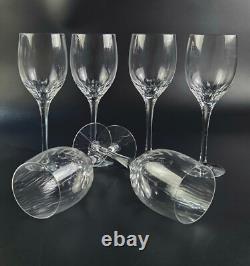 Vintage Set of 6 Claret Wine Prelude Clear by Orrefors 7 3/8 Tall