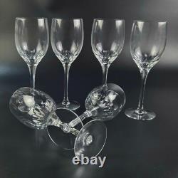 Vintage Set of 6 Claret Wine Prelude Clear by Orrefors 7 3/8 Tall