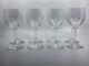 Vintage Set of Eight Mikasa Stephanie Crystal Wine Glasses
