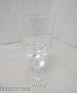 Vintage Steuben Crystal Teardrop Stem Water Goblet Wine Glasses 6 Glass Set