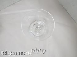 Vintage Steuben Crystal Teardrop Stem Water Goblet Wine Glasses 6 Glass Set