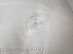 Vintage Steuben Crystal Teardrop Stem Water Goblet Wine Glasses 6 Glass Set