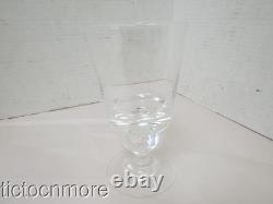 Vintage Steuben Crystal Teardrop Stem Water Goblet Wine Glasses 6 Glass Set
