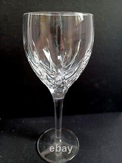 Vintage Stuart Crystal Regency 8 Wine Glass Goblet