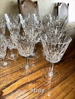 Vintage Stuart England crystal wine Cordial glasses Huge Set