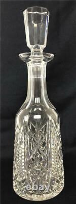 Vintage WATERFORD Clare Cut Crystal Wine Beverage Decanter Carafe Bottle Stopper