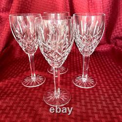 Vintage Waterford Araglin Wine Glasses Minty Set Of 4