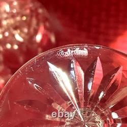 Vintage Waterford Araglin Wine Glasses Minty Set Of 4