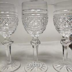 Vintage Waterford Castletown 7 1/8 Claret Wine Glasses (Set of 4) Irish Crystal