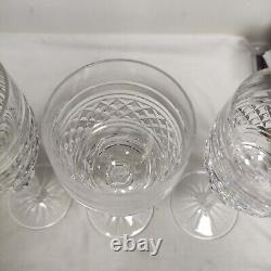 Vintage Waterford Castletown 7 1/8 Claret Wine Glasses (Set of 4) Irish Crystal