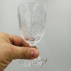 Vintage Waterford Crystal Colleen Short Stem Wine 3 Oz Set 4 Wine Glasses 5in