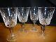 Vintage Waterford Crystal Lismore Water/Wine Glasses-6 7/8H-Lot of 4