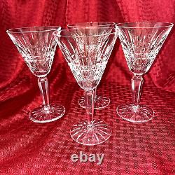 Vintage Waterford Glenmore Pattern Wine Glasses Set Of 4