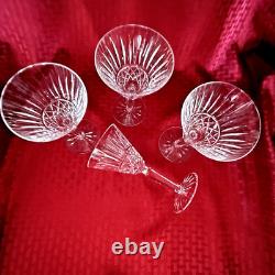 Vintage Waterford Maeve Pattern White Wine Glasses Set Of 4
