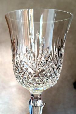 Vintage Wedgwood MAJESTY Lead Clear Crystal Wine Glass 7 3/4 Tall, Set of 2