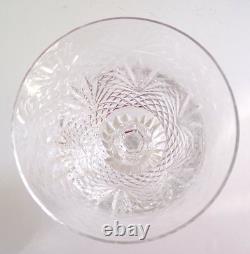 Vintage Wedgwood MAJESTY Lead Clear Crystal Wine Glass 7 3/4 Tall, Set of 2