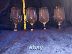 Vintage french wine glasses crystal