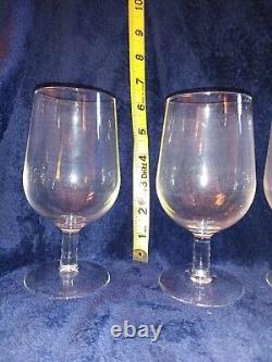 Vintage french wine glasses crystal