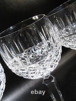 Vtg Irish Waterford Crystal Maeve 4 Hock Wine Goblets Free Ship