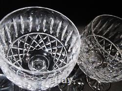 Vtg Irish Waterford Crystal Maeve 4 Hock Wine Goblets Free Ship