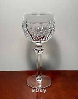 Vtg Set 12 WATERFORD CRYSTAL Curraghmore Hocks Tall Goblets Wine Glasses IRELAND