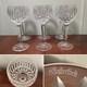 Vtg Set of 6 WATERFORD CRYSTAL Maeve/Tramore Hocks Goblets/Wine Glasses IRELAND