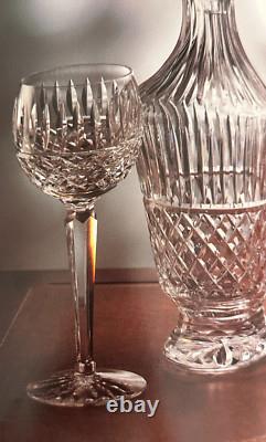 Vtg Set of 6 WATERFORD CRYSTAL Maeve/Tramore Hocks Goblets/Wine Glasses IRELAND
