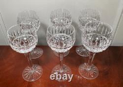 Vtg Set of 6 WATERFORD CRYSTAL Maeve/Tramore Hocks Goblets/Wine Glasses IRELAND