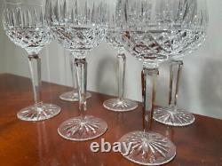 Vtg Set of 6 WATERFORD CRYSTAL Maeve/Tramore Hocks Goblets/Wine Glasses IRELAND