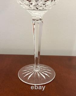 Vtg Set of 6 WATERFORD CRYSTAL Maeve/Tramore Hocks Goblets/Wine Glasses IRELAND