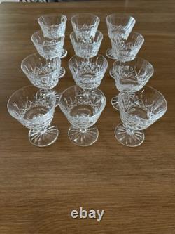 WATERFORD CRYSTAL 4.25 Champagne Glasses Set of 12 one small chip 11 perfect