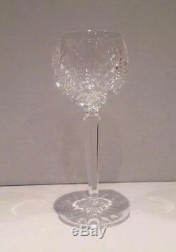 Waterford Crystal Clare Hock Wine Glasses Set Of 8