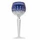 WATERFORD CRYSTAL COBALT BLUE CLARENDON WINE HOCK GLASS Mint