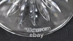 WATERFORD CRYSTAL Lismore 5-7/8 Claret Wine Glasses IRELAND 6pc Set Stamped