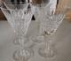 WATERFORD CRYSTAL MAEVE CLARET WINE GLASSES (4) 6 1/2H ORIGINAL IRELAND 6oz