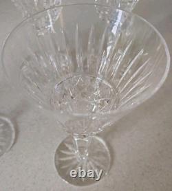 WATERFORD CRYSTAL MAEVE CLARET WINE GLASSES (4) 6 1/2H ORIGINAL IRELAND 6oz