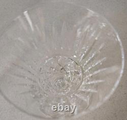 WATERFORD CRYSTAL MAEVE CLARET WINE GLASSES (4) 6 1/2H ORIGINAL IRELAND 6oz