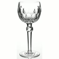 WATERFORD CURRAGHMORE Cut Crystal Lot of 10 Hock Wine Glasses EUC/MINT