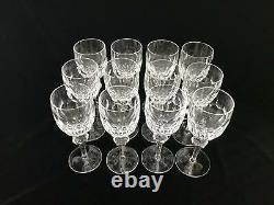 WATERFORD Crystal CURRAGHMORE Claret Red Wine Spirits Glass Set of 12