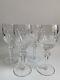 WATERFORD Crystal CURRAGHMORE Claret Set of 4 Wine Glasses 7 1/4T Stamped