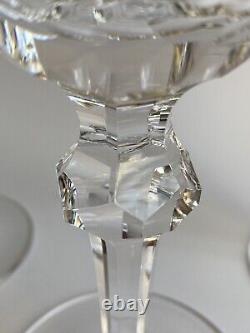 WATERFORD Crystal CURRAGHMORE Claret Set of 4 Wine Glasses 7 1/4T Stamped