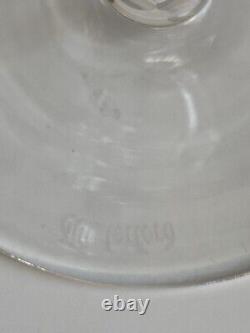 WATERFORD Crystal CURRAGHMORE Claret Set of 4 Wine Glasses 7 1/4T Stamped