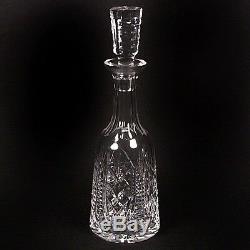 WATERFORD Crystal Clare Cut Crystal Wine Decanter with 8 Sided Stopper