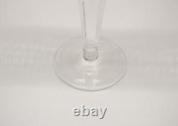 WATERFORD Crystal KILDARE Set Of 8 CLARET WINE GLASSES 6 1/2 Tall