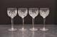 WATERFORD Crystal Kinsale WINE HOCKS SET OF 4 Goblets Glasses Stemware